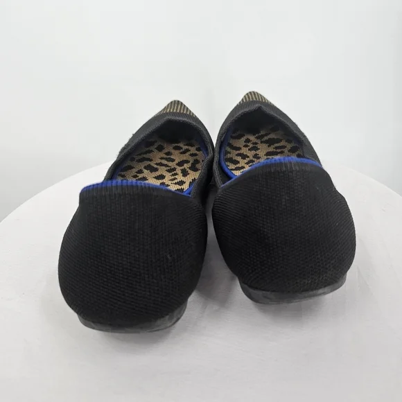 Rothy's Pointed Toe Flats | Black & Gold | Size 11 - Picture 8 of 10